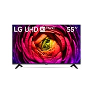 LG UHD 55" UR7300 4K Smart TV con ThinQ AI (Inteligencia Artificial), 4K Procesador Inteligente α5 generación 6 (2023), 55UR7300PSA