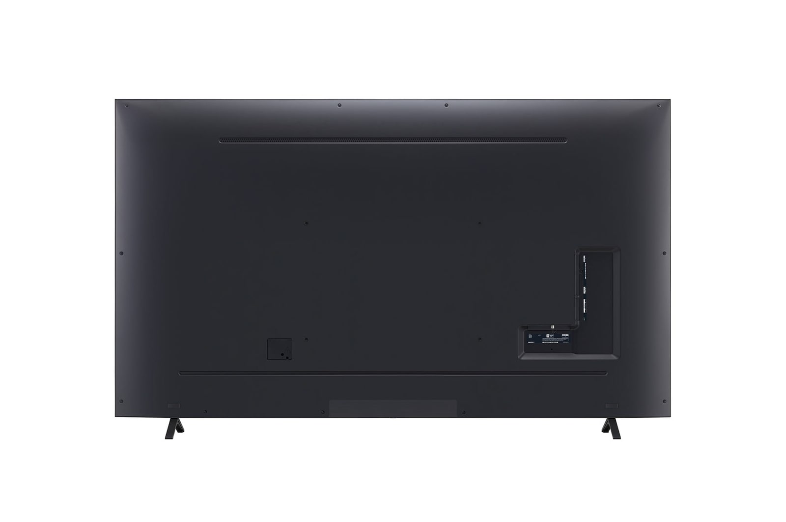 Vista trasera del TV LG UHD, UT80