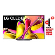 LG  LG OLED 55" B3 4K Smart TV con ThinQ AI (Inteligencia Artificial), 4K Procesador Inteligente α7 generación 6 (2023), OLED55B3PSA