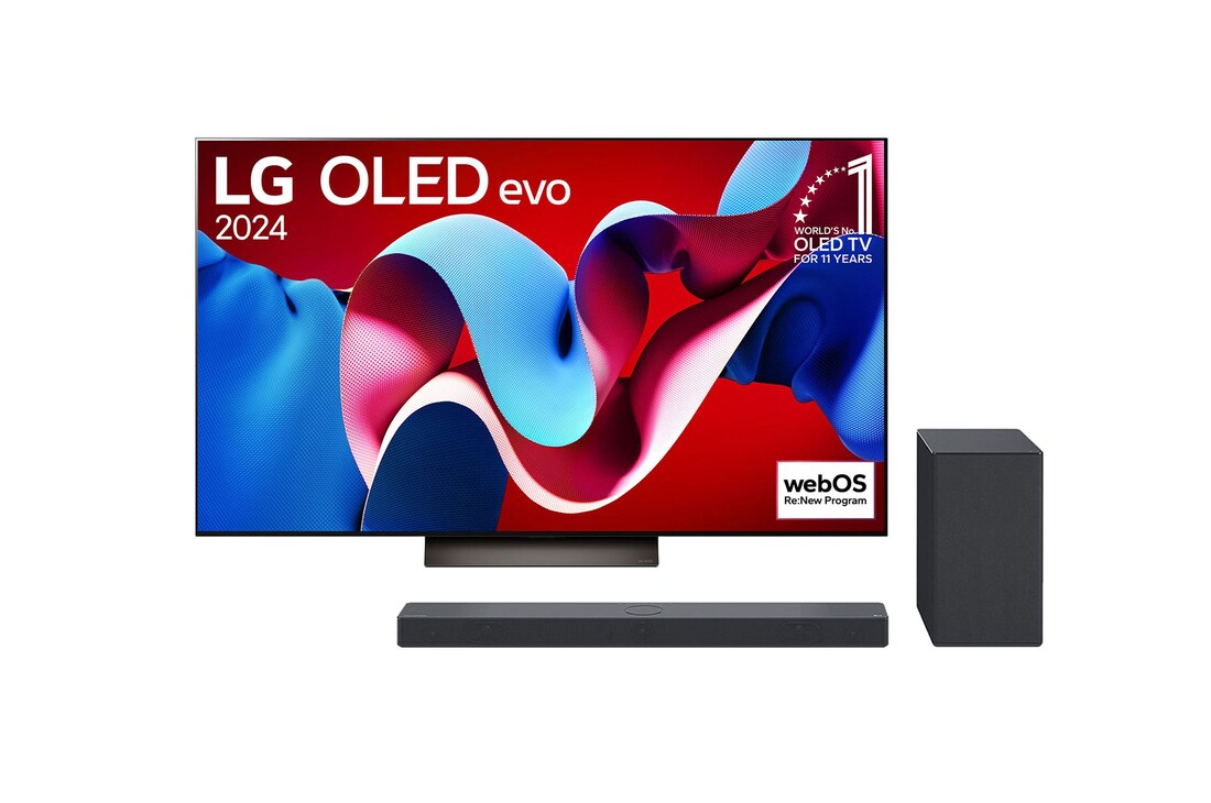 LG COMBO TV OLED 55'' C4 + SOUNDBAR SC9S, OLED55CSC9S