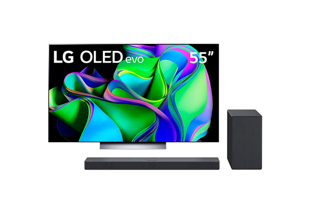 LG COMBO TV OLED 55'' C3 + SOUNDBAR SC9S, OLED55SC9S