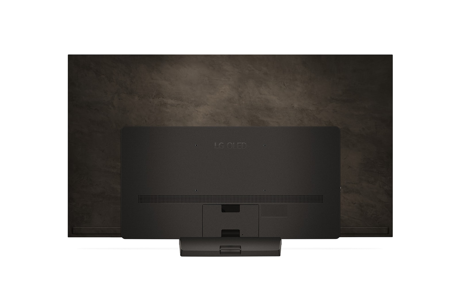 Rear view of LG OLED evo TV, OLED C4