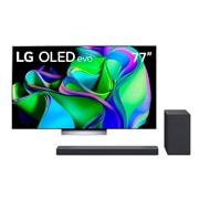 LG COMBO TV OLED 77'' C3 + SOUNDBAR SC9S, OLED77SC9S