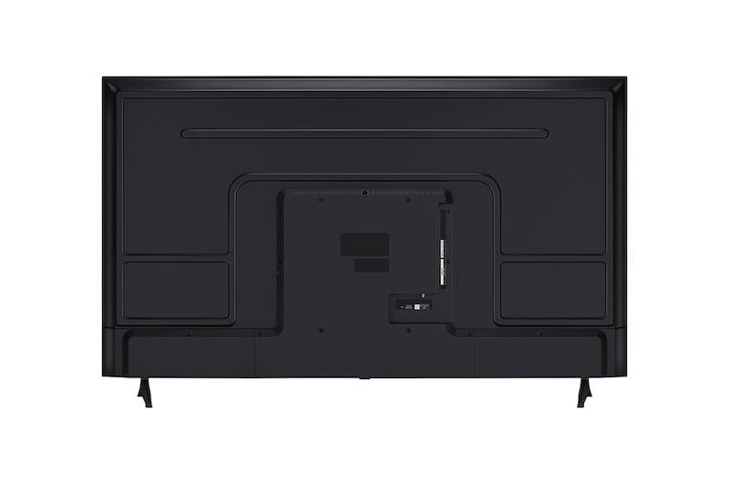 Rear view of LG UHD UA73 TV.