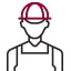 The LG HVAC end user is represented by an icon shaped like a person wearing a tie.
