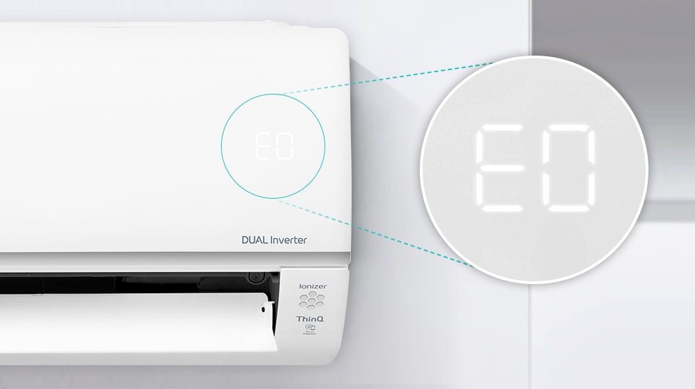 The "EO" mark is checked on the air conditioning panel on which the kW Manager function is operating.