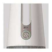 LG PuriCare™ AeroTower™ Air Purifying Fan in Beige with HEPA Filter and UVnano™ Technology   , FS15GPBK0