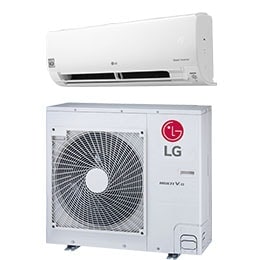 Two LG Single split units are displayed.