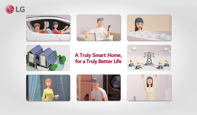 Many people enjoying their lives through ThinQ Home.