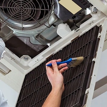 Image of cleaning cassette air conditioning.