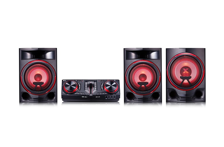 LG 2.1 ch, 2900W RMS, FM, TV Sound Sync, Wireless Party Link, DJ & Karaoke Functions, Bass Blast+, CJ88