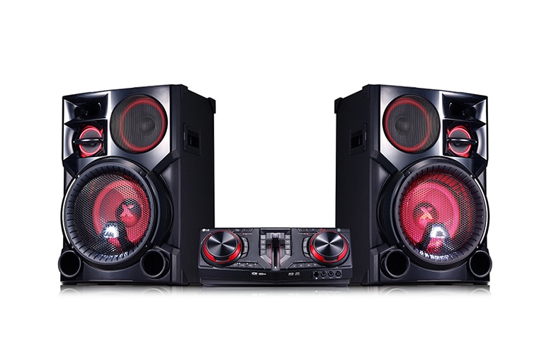 LG 3,500 Watts RMS, DJ Pro (DJ PAD), TV Sound Sync, Party Thruster Pro, Voice Canceller & Key Changer, Auto DJ XBOOM, CJ98