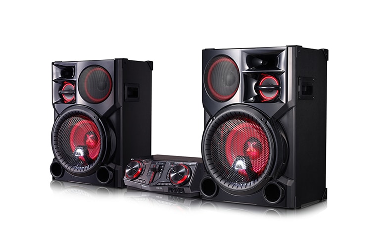 LG 3,500 Watts RMS, DJ Pro (DJ PAD), TV Sound Sync, Party Thruster Pro, Voice Canceller & Key Changer, Auto DJ XBOOM, CJ98