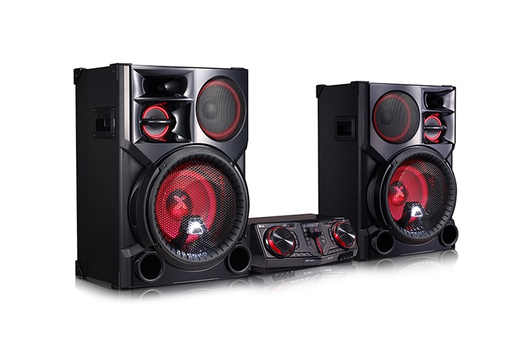 LG 3,500 Watts RMS, DJ Pro (DJ PAD), TV Sound Sync, Party Thruster Pro, Voice Canceller & Key Changer, Auto DJ XBOOM, CJ98