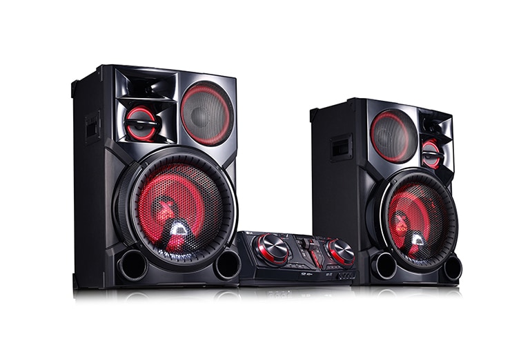 LG 3,500 Watts RMS, DJ Pro (DJ PAD), TV Sound Sync, Party Thruster Pro, Voice Canceller & Key Changer, Auto DJ XBOOM, CJ98