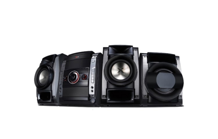 LG 515 Watts RMS, 3CD/DVD Tray, X-Metal Speaker, Auto DJ, USB Direct Recording, Karaoke Function XBOOM, DM5540