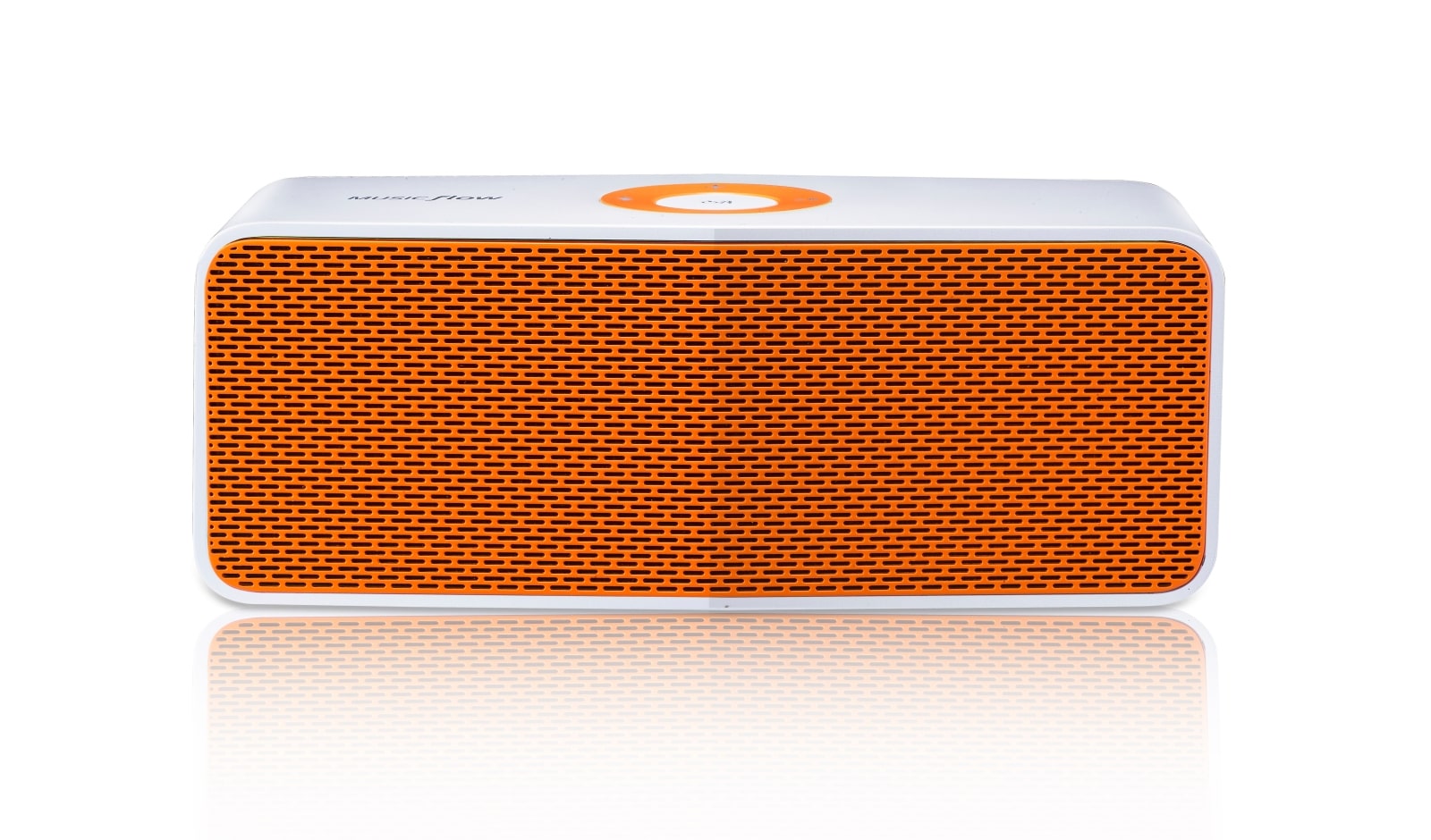 LG MUSIC flow P5 Portable Bluetooth Speaker NP5550 | White Orange, NP5550WO