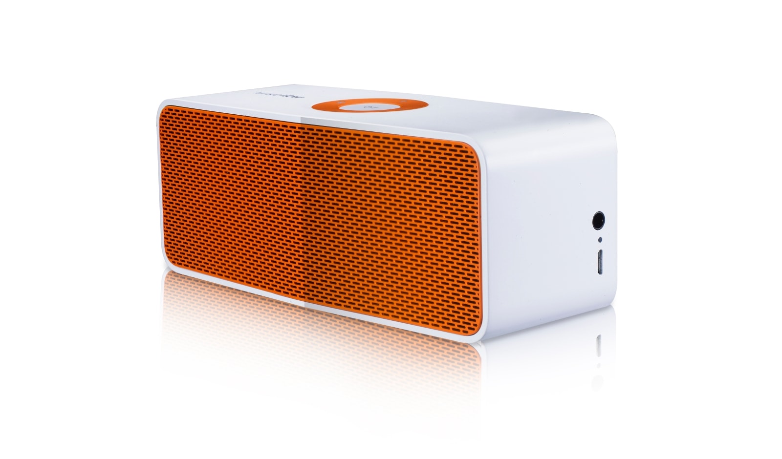 LG MUSIC flow P5 Portable Bluetooth Speaker NP5550 | White Orange, NP5550WO