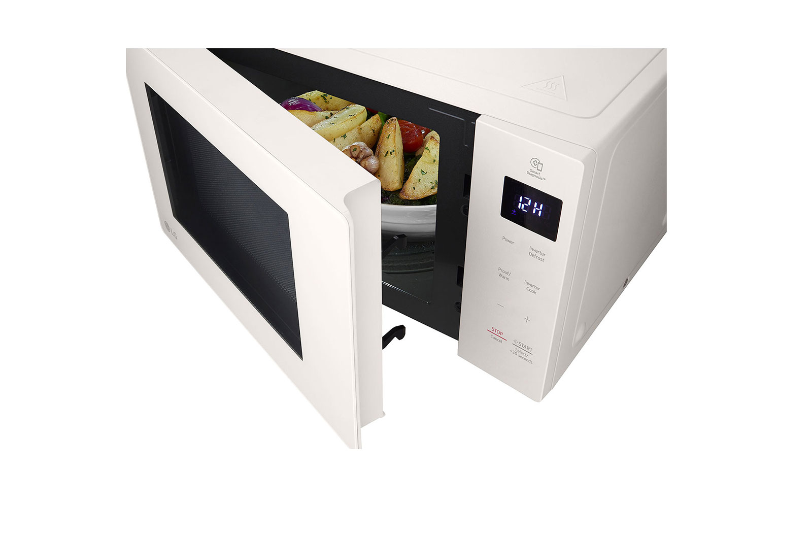 LG 25L NeoChef™ Smart Inverter Objet Microwave Oven in Beige, MS2535GIK