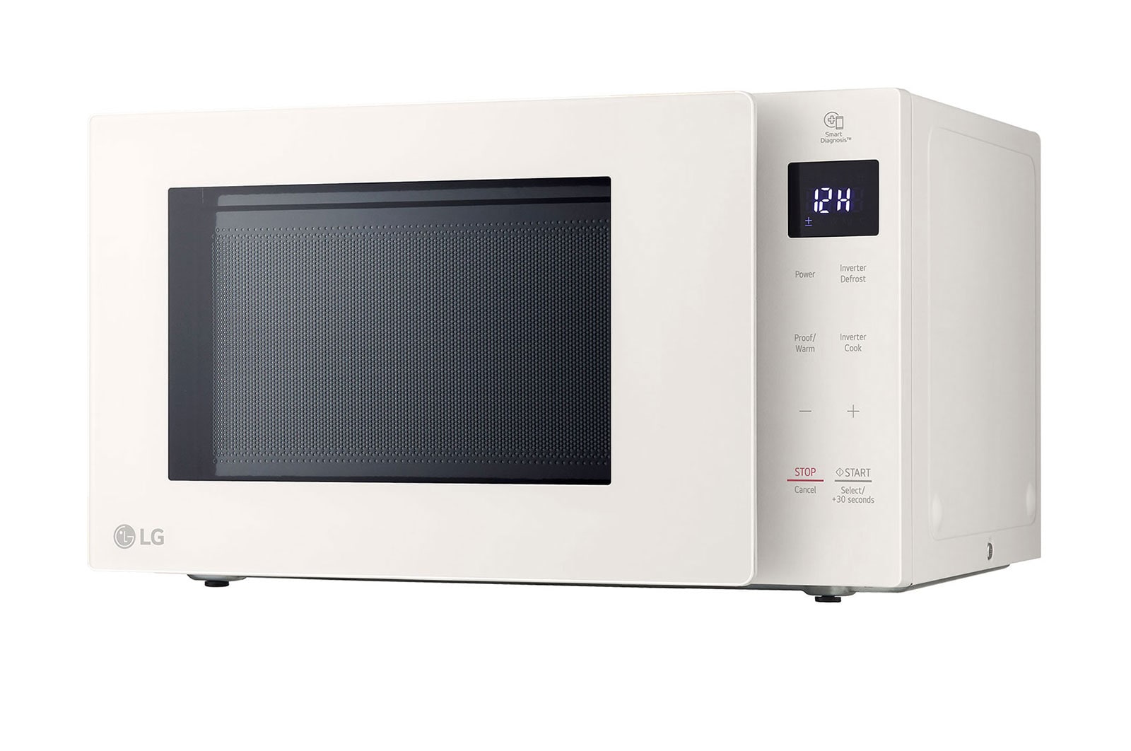 LG 25L NeoChef™ Smart Inverter Objet Microwave Oven in Beige, MS2535GIK