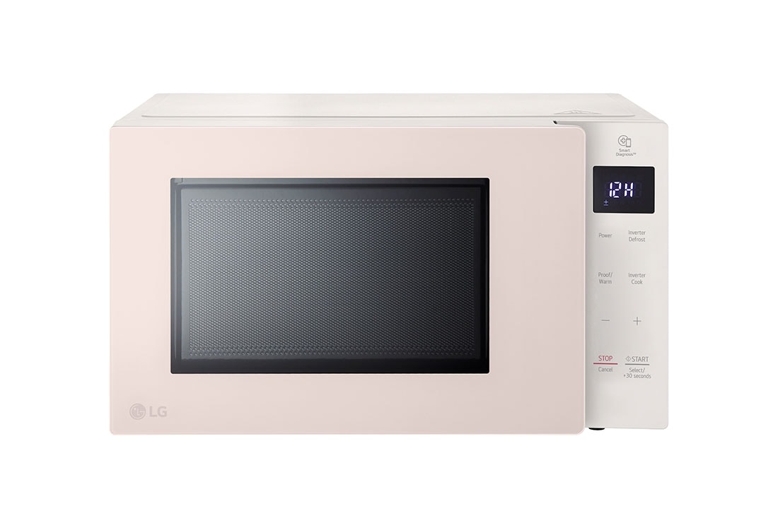 LG 25L NeoChef ™ Smart Inverter Objet Microwave Oven in Pink, MS2535GIP