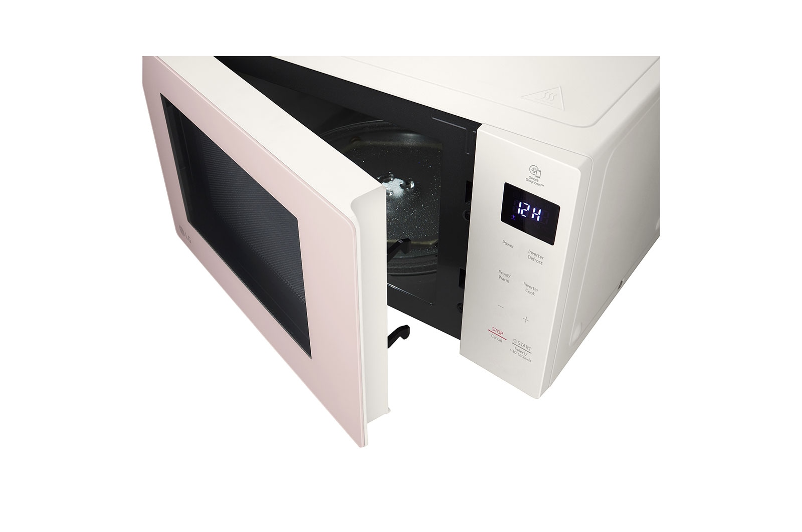 LG 25L NeoChef ™ Smart Inverter Objet Microwave Oven in Pink, MS2535GIP