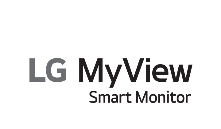 LG MyView Smart Monitor logo.