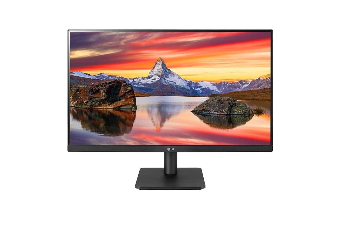 LG 23.8" IPS Full HD Monitor with 3-Side Virtually Borderless Design, 24MP400-B