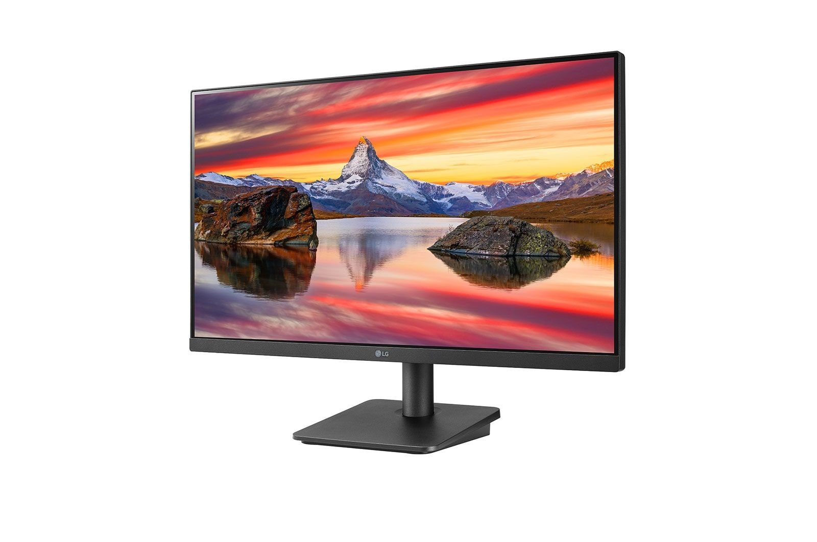 LG 23.8" IPS Full HD Monitor with 3-Side Virtually Borderless Design, 24MP400-B