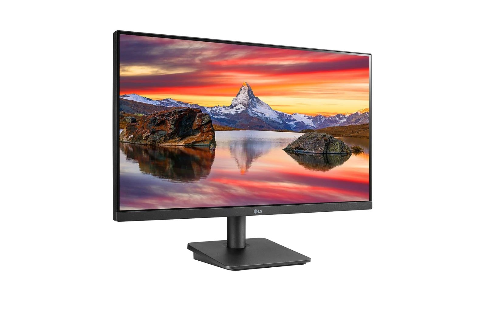 LG 23.8" IPS Full HD Monitor with 3-Side Virtually Borderless Design, 24MP400-B