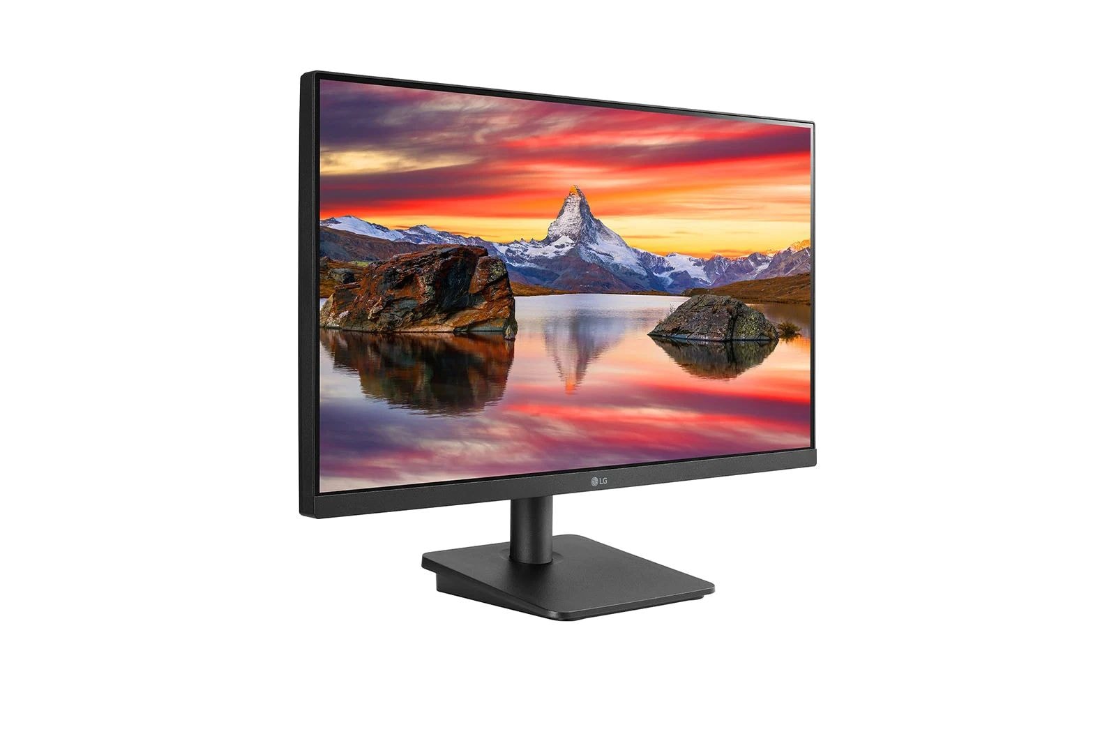 LG 23.8" IPS Full HD Monitor with 3-Side Virtually Borderless Design, 24MP400-B