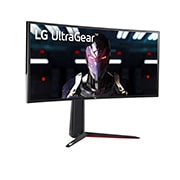 LG 34" 21:9 Curved UltraGear™ QHD 1ms Gaming Monitor with 144Hz, 34GN850-B