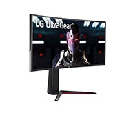 LG 34" 21:9 Curved UltraGear™ QHD 1ms Gaming Monitor with 144Hz, 34GN850-B