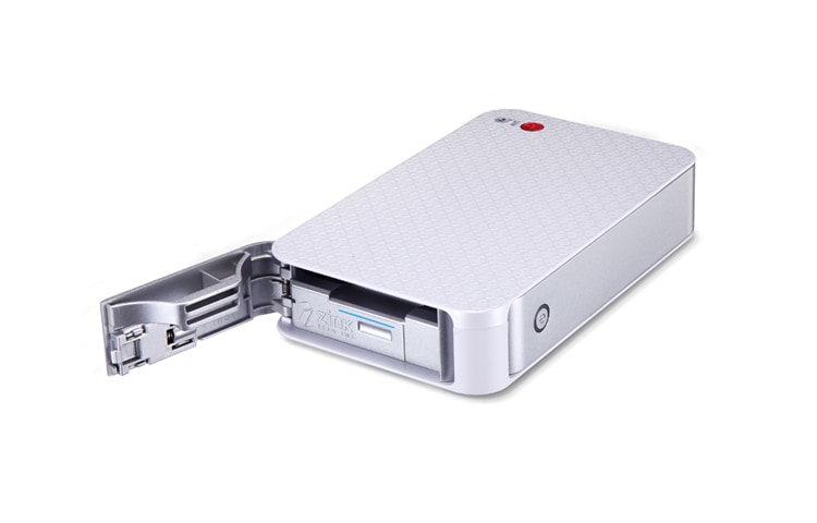 LG Enjoy editing & sharing photos whenever and wherever with Smart Mobile Printer, Pocket photo!, PD233