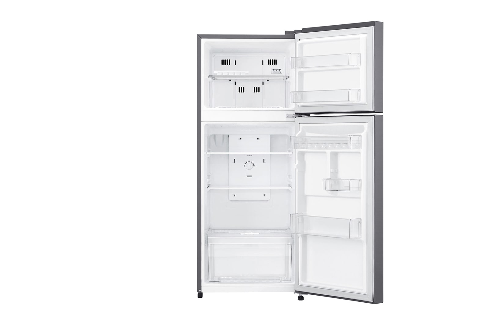 LG 7.2 Cu. Ft. Top Freezer Refrigerator with Smart Inverter Compressor, GR-B202SQBB