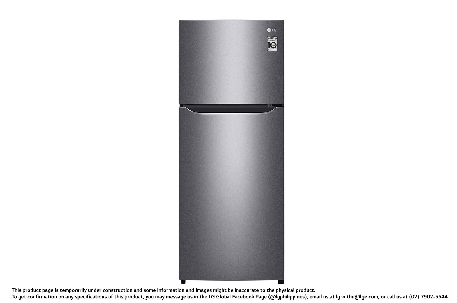 LG 7.2 Cu. Ft. Top Freezer Refrigerator with Smart Inverter Compressor, GR-B202SQBB