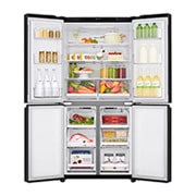 LG 20.8 Cu. Ft French Door Refrigerator with LinearCooling™ in Western Black, GR-B22FTQVB