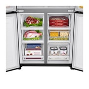 LG 20.8 Cu. Ft French Door Refrigerator with LinearCooling™ in Western Black, GR-B22FTQVB