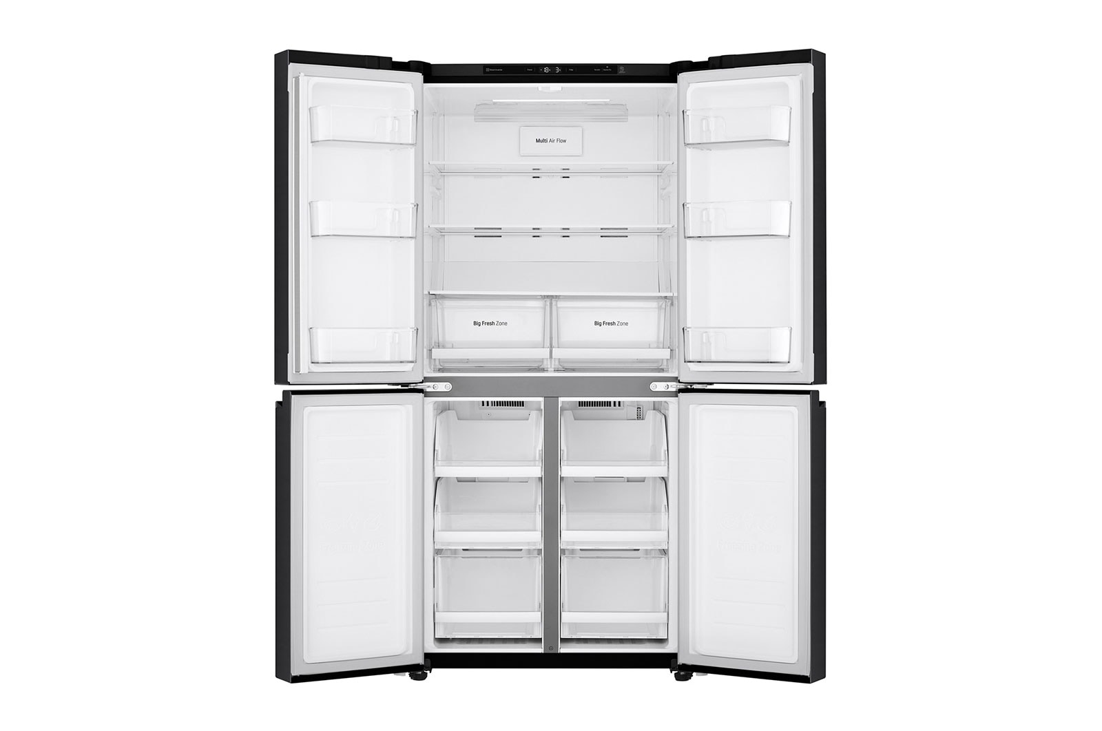 LG 20.8 Cu. Ft French Door Refrigerator with LinearCooling™ in Western Black, GR-B22FTQVB