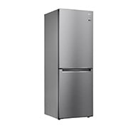 LG 11.8 Cu. Ft. Bottom Freezer Refrigerator with Door Cooling+ in Platinum Silver, GR-B369NLRM