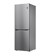 LG 11.8 Cu. Ft. Bottom Freezer Refrigerator with Door Cooling+ in Platinum Silver, GR-B369NLRM