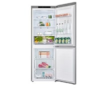 LG 11.8 Cu. Ft. Bottom Freezer Refrigerator with Door Cooling+ in Platinum Silver, GR-B369NLRM