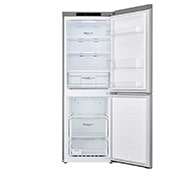 LG 11.8 Cu. Ft. Bottom Freezer Refrigerator with Door Cooling+ in Platinum Silver, GR-B369NLRM