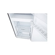 LG 11.8 Cu. Ft. Bottom Freezer Refrigerator with Door Cooling+ in Platinum Silver, GR-B369NLRM