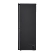 LG 11.8 Cu. Ft. Bottom Freezer Refrigerator with Door Cooling+ in Matte Black Steel, GR-B369NQRM