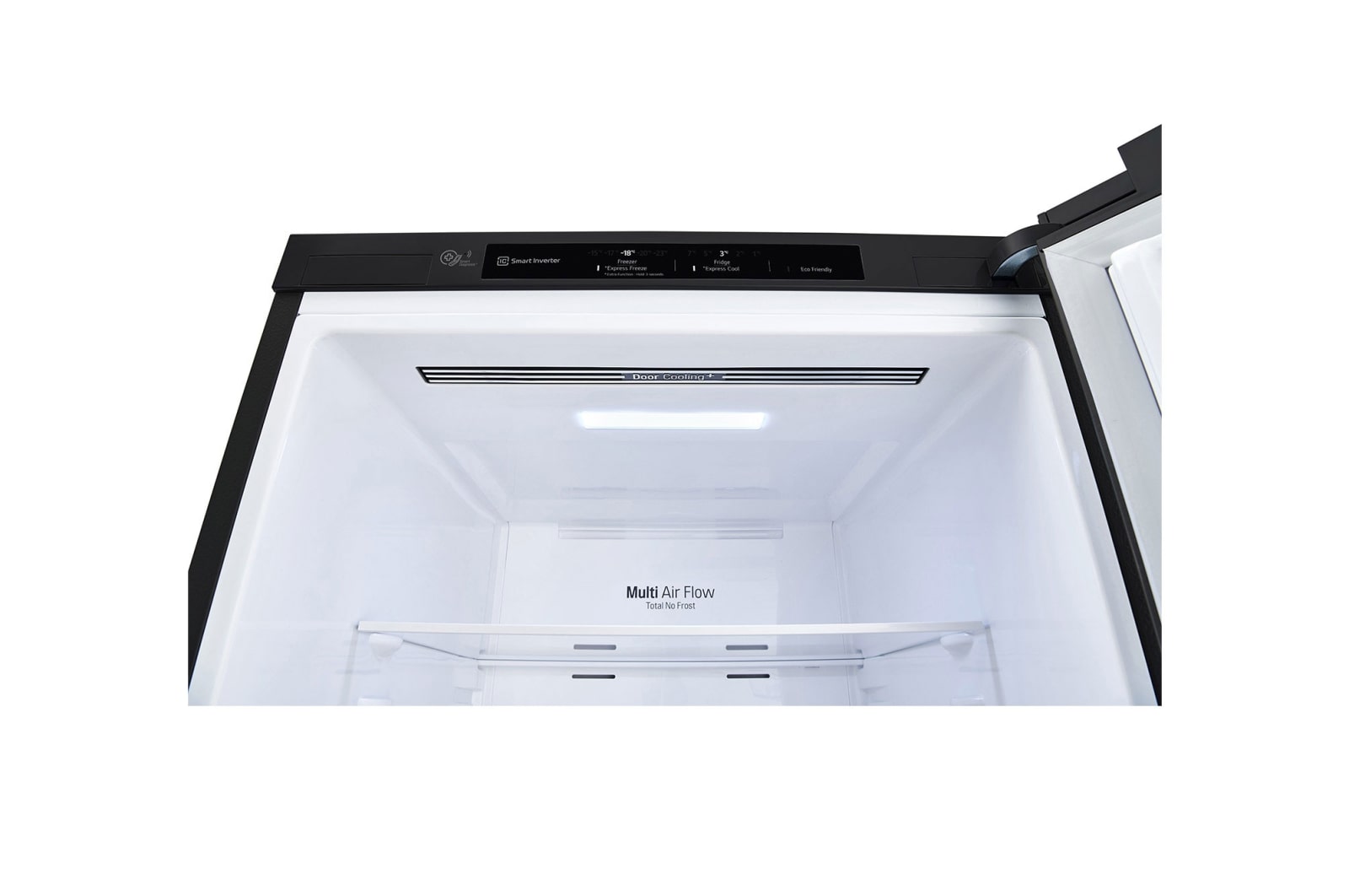 LG 11.8 Cu. Ft. Bottom Freezer Refrigerator with Door Cooling+ in Matte Black Steel, GR-B369NQRM