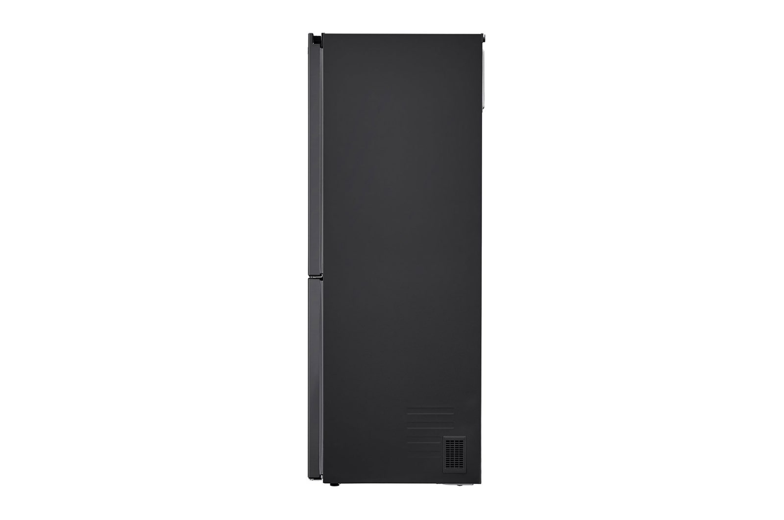 LG 11.8 Cu. Ft. Bottom Freezer Refrigerator with Door Cooling+ in Matte Black Steel, GR-B369NQRM