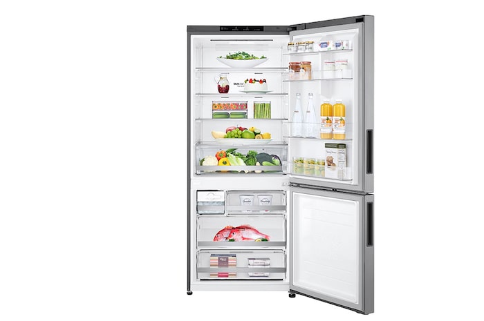 LG 15.9 Cu. Ft. Bottom Freezer Refrigerator with Fresh Balancer™, GR-B529NLCM