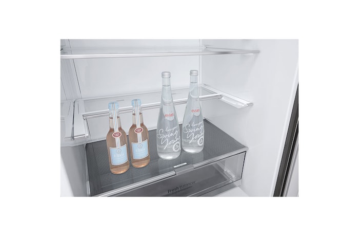 LG 15.9 Cu. Ft. Bottom Freezer Refrigerator with Fresh Balancer™, GR-B529NLCM