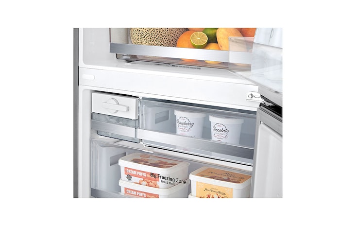 LG 15.9 Cu. Ft. Bottom Freezer Refrigerator with Fresh Balancer™, GR-B529NLCM